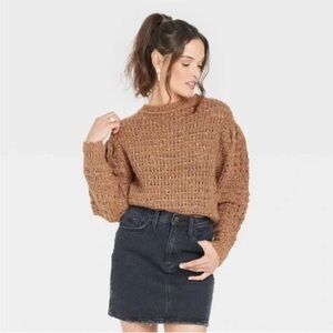 5/$25 Universal Thread Cozy Brown Knit Sweater